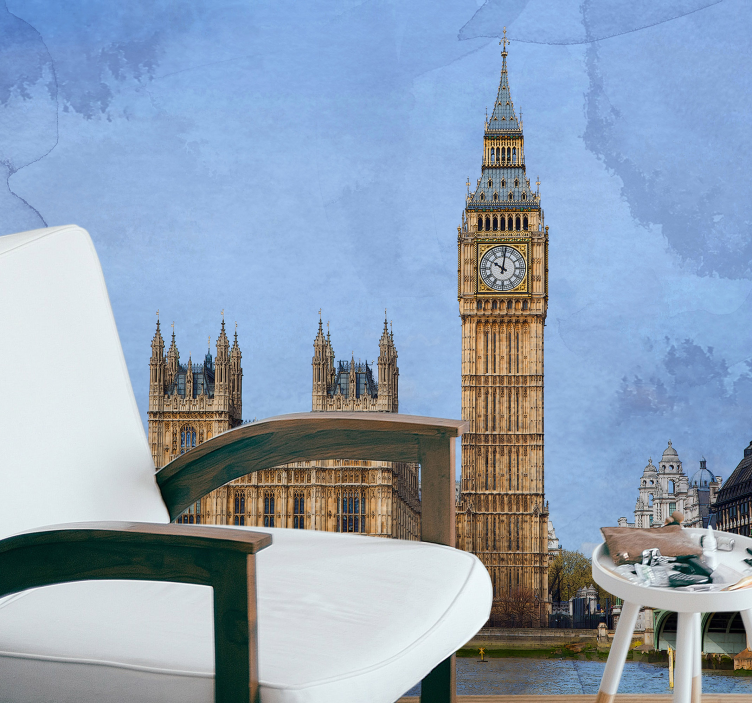 Bezienswaardigheid van de big ben london fotobehang - TenStickers