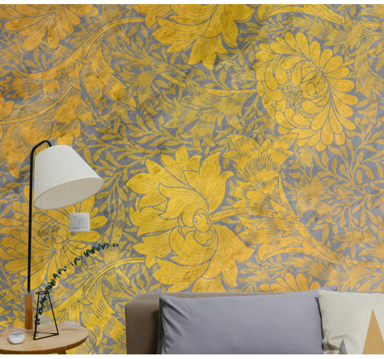 Bloemen foto behang bloemmotief samenstelling - TenStickers