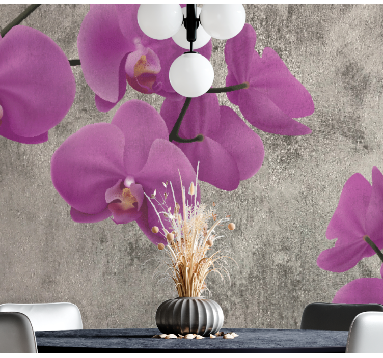 Bloemen foto behang rozenorchideeën bloesems - TenStickers