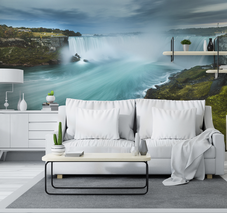 Foto behang waterval niagara falls beeld - TenStickers