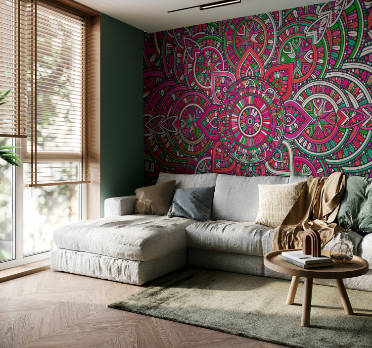 Fotobehang boho mandala stijl - TenStickers