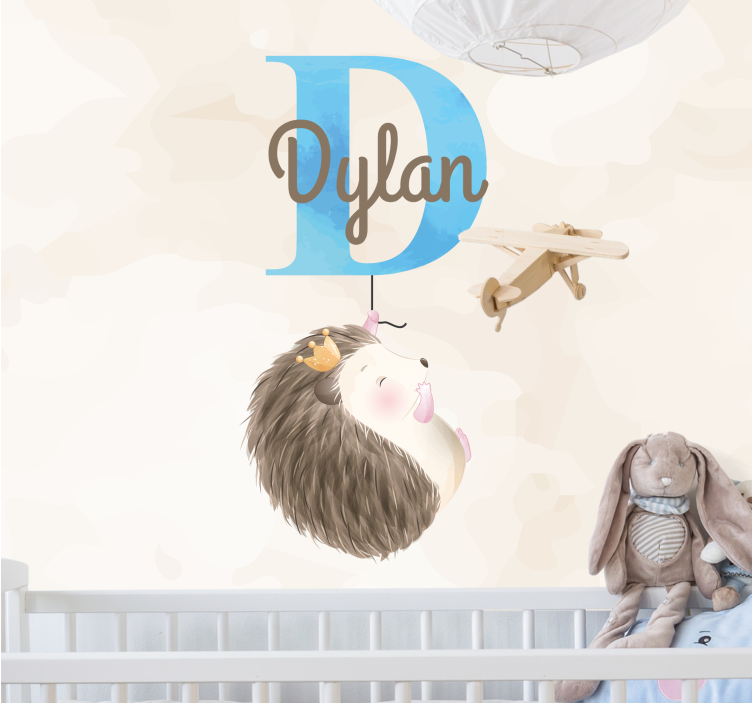 Fotobehang kinderkamer schattig egeltje ontwerp - TenStickers