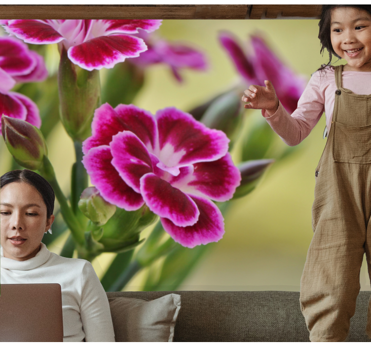 Fotobehang klaprozen bloemenpracht - TenStickers