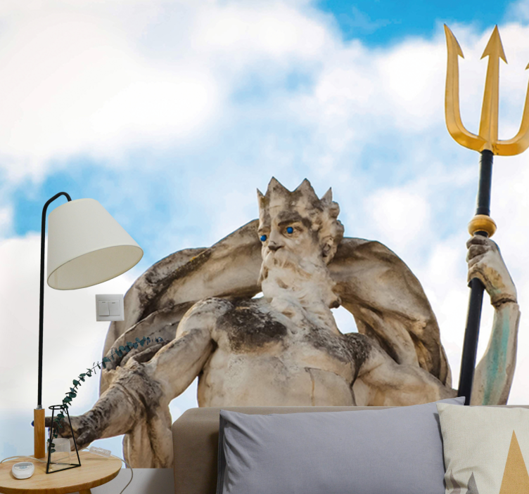 Fotobehang kunst mythologische oceaanheerser - TenStickers