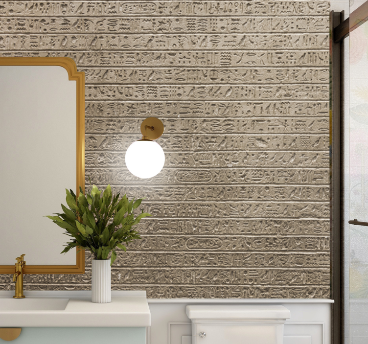 Fotobehang kunst oude schrift textuur - TenStickers