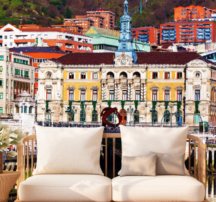 Fotobehang madrid historische architectuur van bilbao - TenStickers