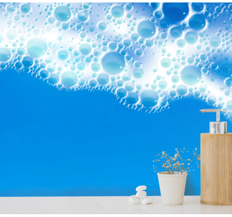 Fotobehang natuur bubble golf ontwerp - TenStickers