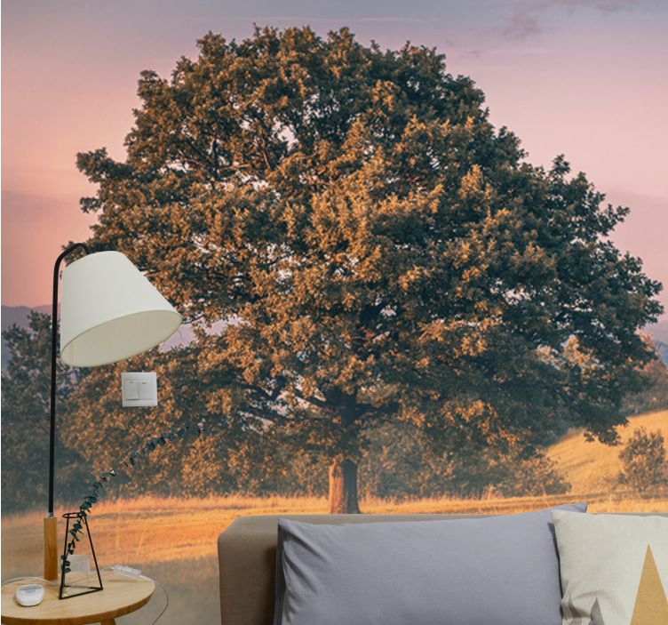 Fotobehang natuur eik van grand oak tree - TenStickers