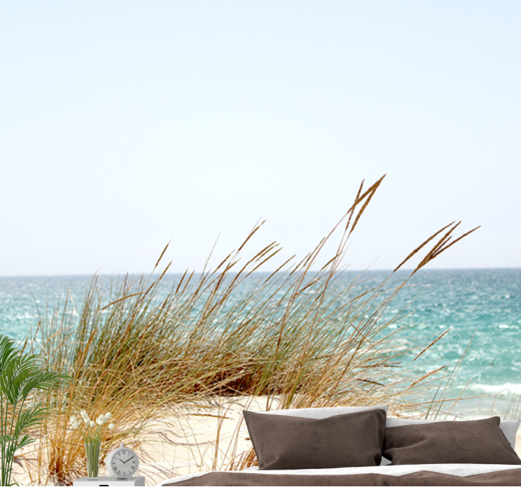 Fotobehang natuur rustige kustlijn uitzicht - TenStickers