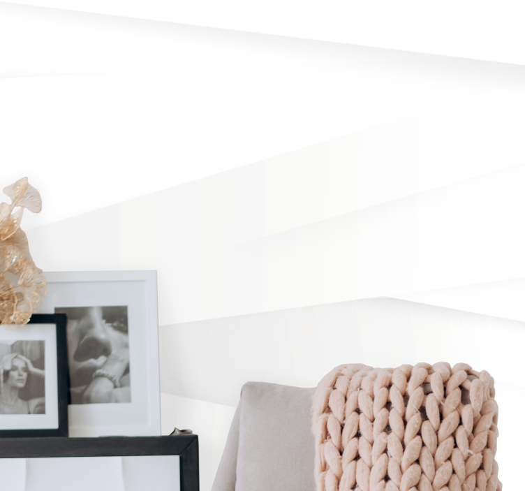 Fotobehang patronen gelaagde geometrische vormen - TenStickers