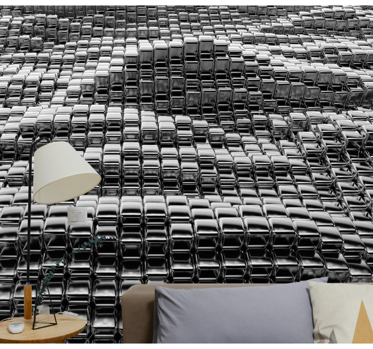 Fotobehang patronen gestapeld stoelen patroon - TenStickers