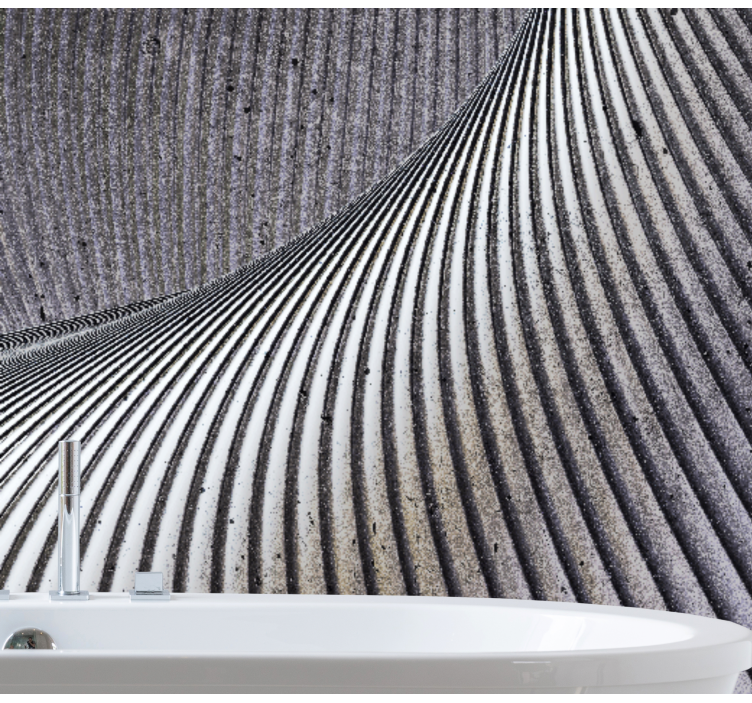 Fotobehang patronen golvende zandpatronen - TenStickers