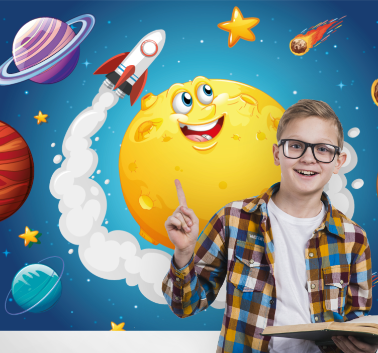 Fotobehang sprookje ruimte avontuur thema - TenStickers