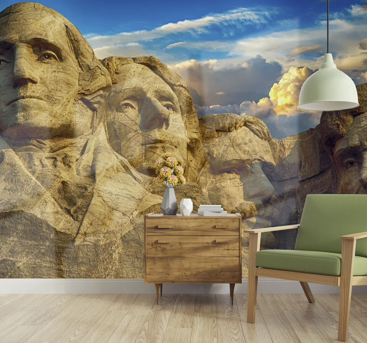 Fotobehang stad mount rushmore monumenten - TenStickers