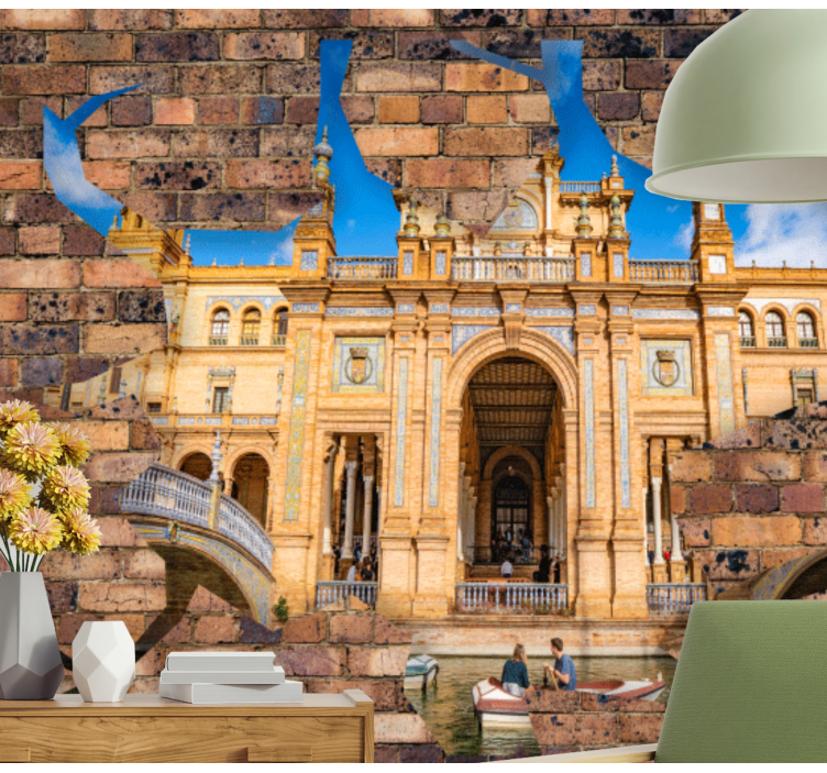 Fotobehang stad sevilla's architectonische pracht - TenStickers