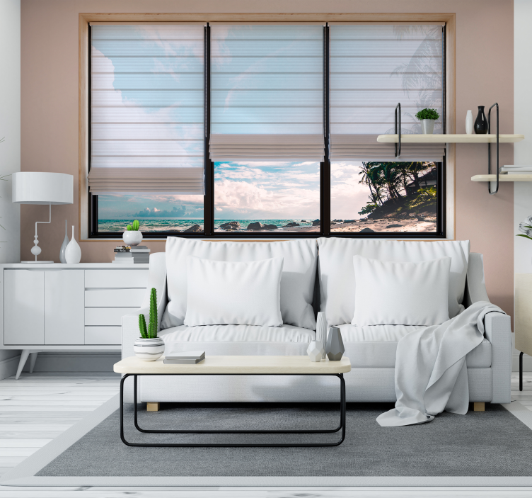 Fotobehang zee Modern zee uitzicht - TenStickers