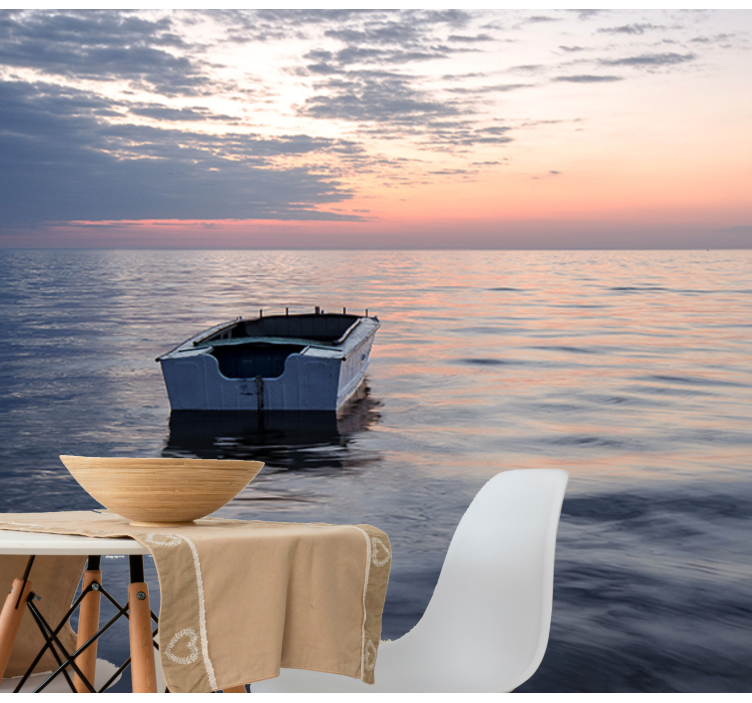 Fotobehang zee rustige waterlandschap - TenStickers