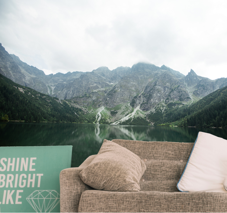 Fototapet landschap magnifieke bergreflectie - TenStickers