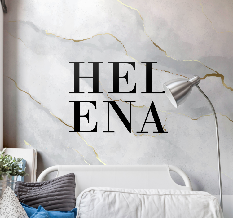 Gepersonaliseerde tekstaccent fotobehang tekst - TenStickers