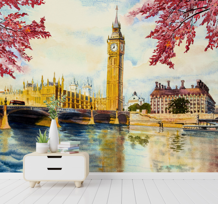 Theems en de big ben london fotobehang - TenStickers