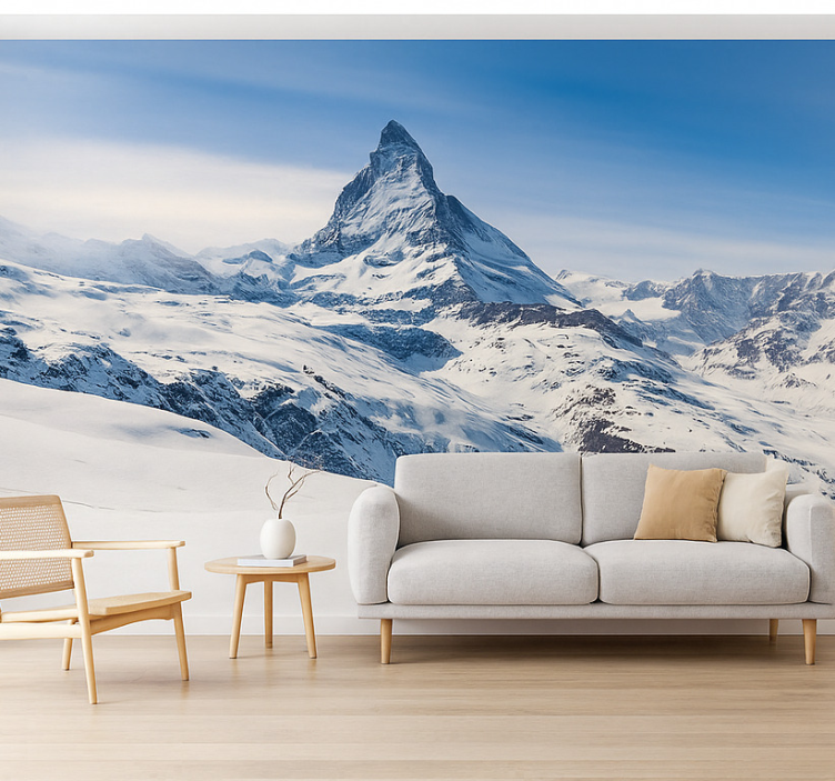 Matterhorn, zwitserland fotobehang bergen - TenStickers