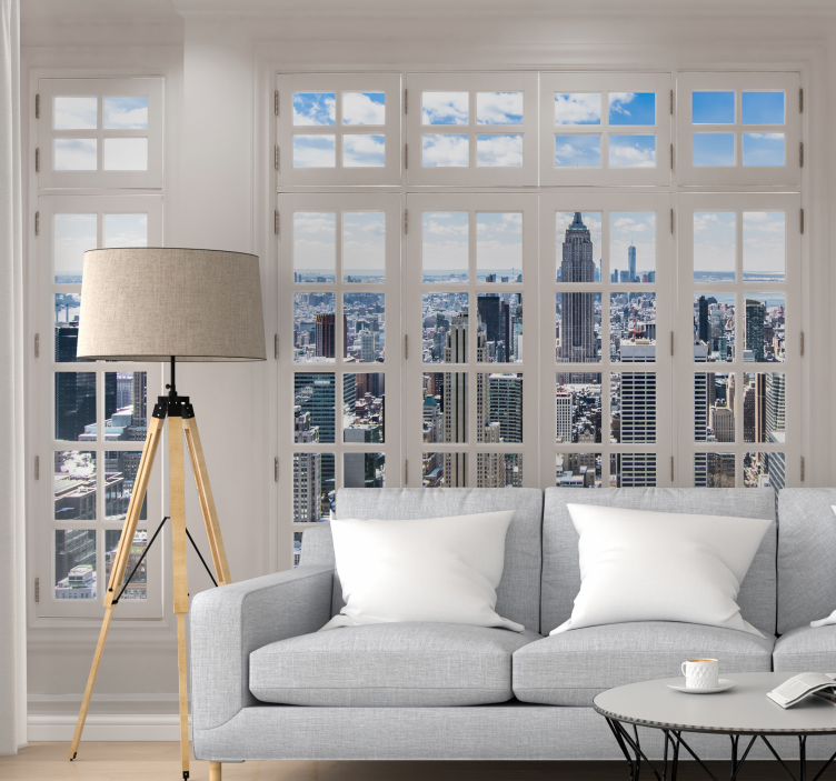 New York city skyline fotobehang behang - TenStickers