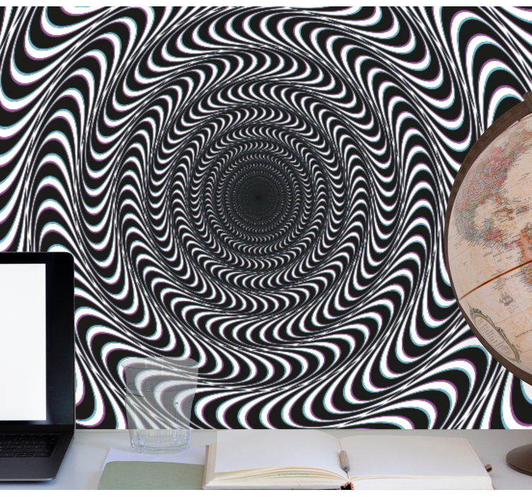 Hyptonisch zicht fotobehang paardenbloem - TenStickers