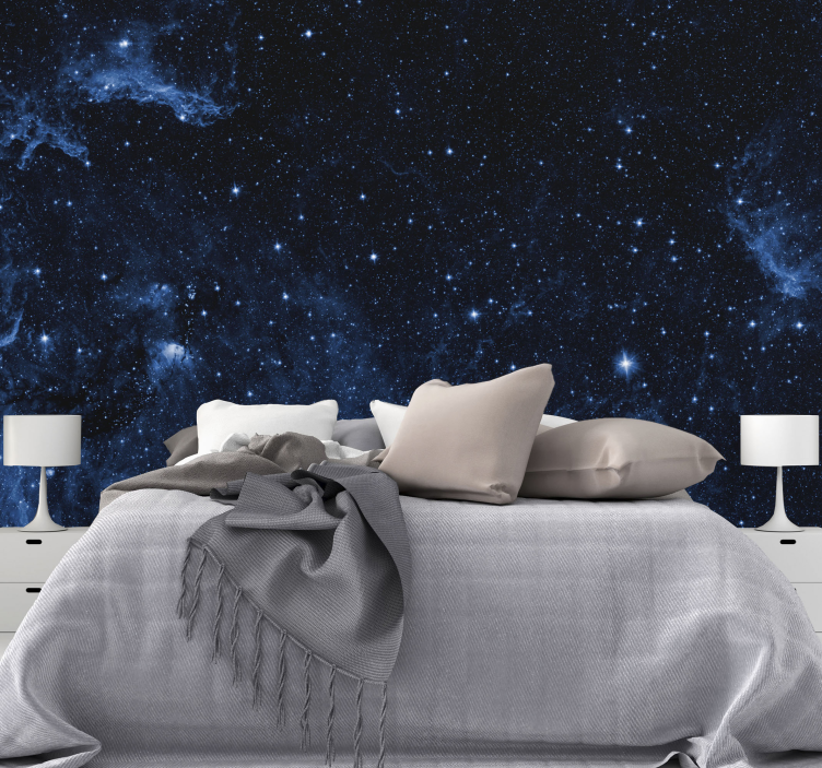 Galaxy slaapkamer met sterrenbeelden - TenStickers