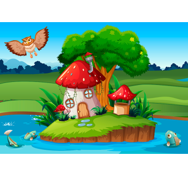 Fotobehang kinder Sprookjes bos - TenStickers