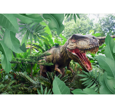 Kinder fotobehangen dinosaurus t-rex - TenStickers