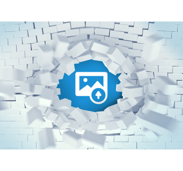 Trompe-l'oeil 3d fotobehang behang - TenStickers