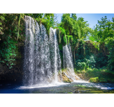 Waterval landschap fotobehang - TenStickers