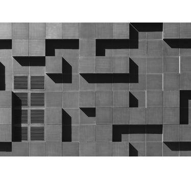 Geometrisch schaduwspel fotobehang patronen - TenStickers