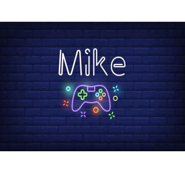 Fotobehang Aangepaste naam playstation - TenStickers