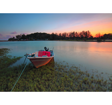 Sereen waterlandschap fototapet landschap - TenStickers