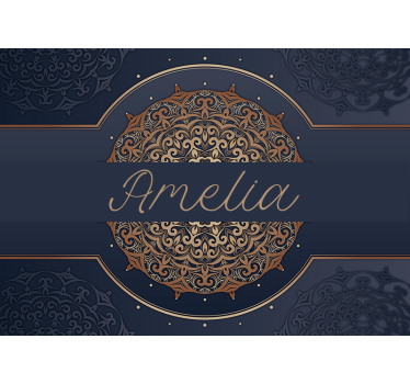 Fotobehang mandala met gedetailleerd patroon ontwerp - TenStickers