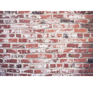 Oude bakstenen muur fotobehang - TenStickers