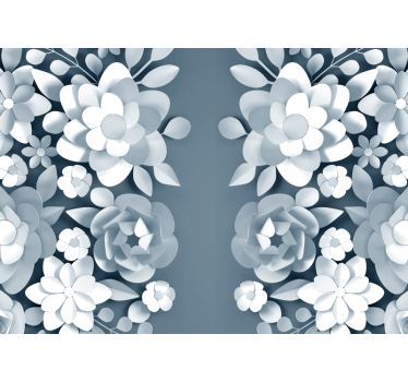 Bloemen foto behang elegante botanische motieven - TenStickers