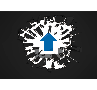 3d behang doorkijk effect - TenStickers