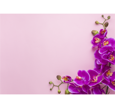 Fotobehang orchideeën bloemstuk - TenStickers
