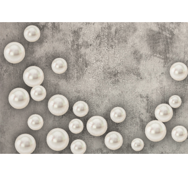 Fotobehang print delicaat parelen arrangement - TenStickers