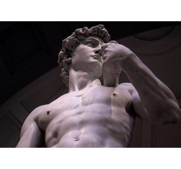 Fotobehang klassiek michelangelo's marmeren beeld - TenStickers