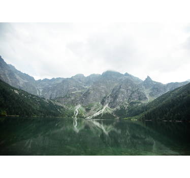 Fototapet landschap magnifieke bergreflectie - TenStickers