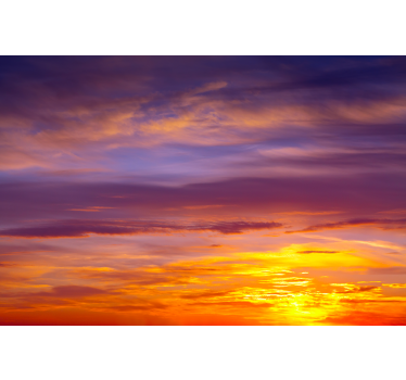 Fotobehang lucht majestueuze zonsondergang uitzicht - TenStickers