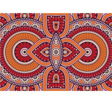 Fotobehang mandala uitbundige cirkelmotieven - TenStickers