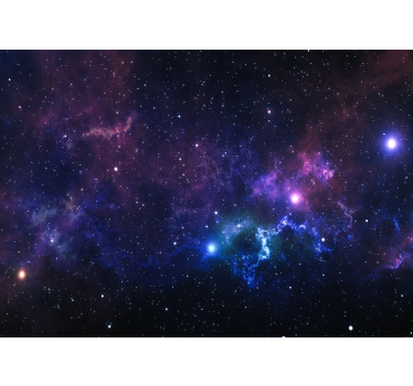 Slaapkamer fotobehang Universum met duizenden sterren - TenStickers