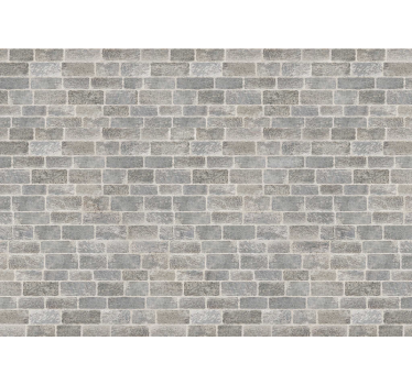 Fotobehang bakstenen textuur grijze bakstenen - TenStickers