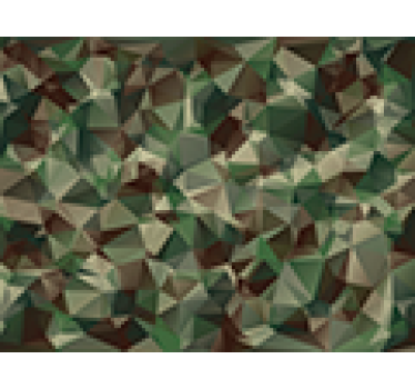 Retro camouflage ontwerp behang - TenStickers