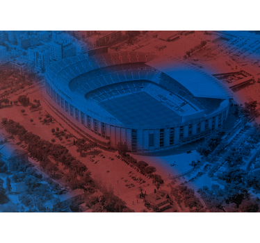Voetbalstadion van barcelona fotobehang stad - TenStickers
