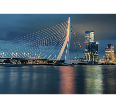 Rotterdam skyline fotobehang behang - TenStickers